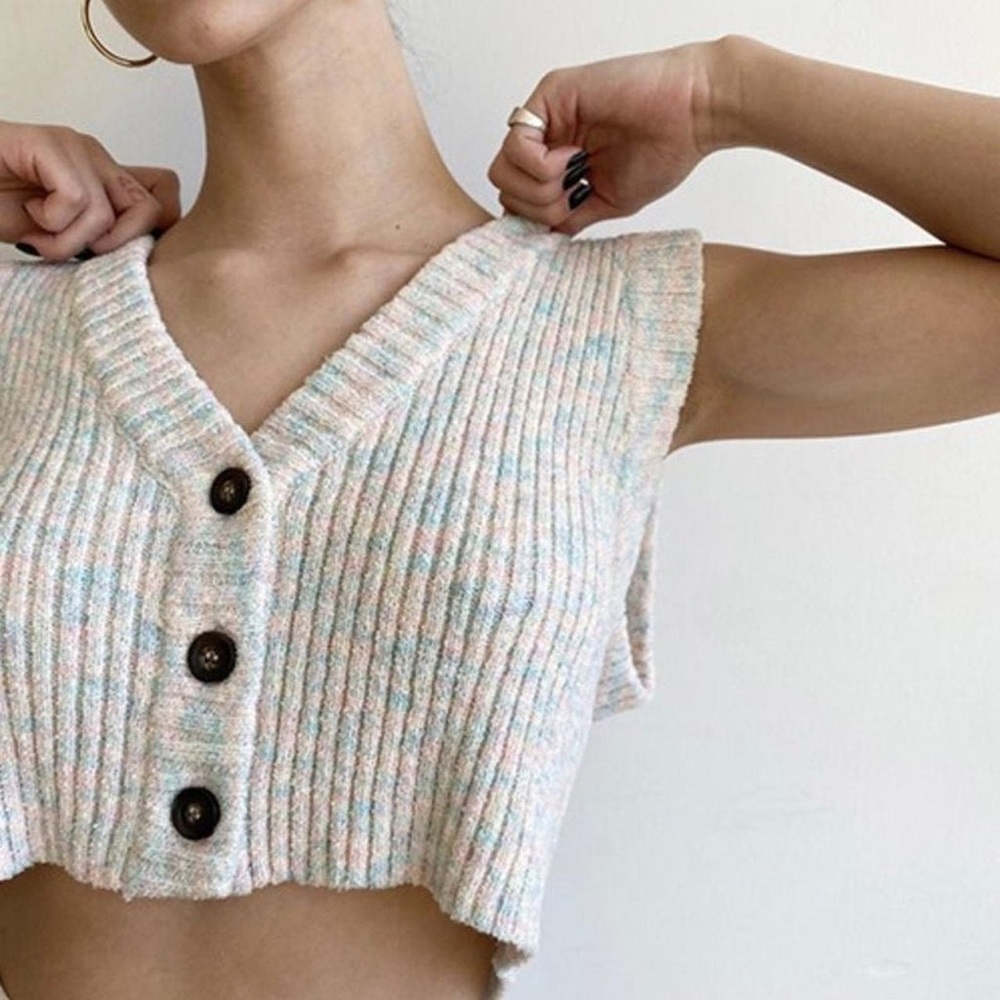 comfy sweater vest button up